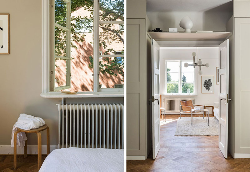 瑞典绿色乡村公寓 | 自然光与气的完美结合-13