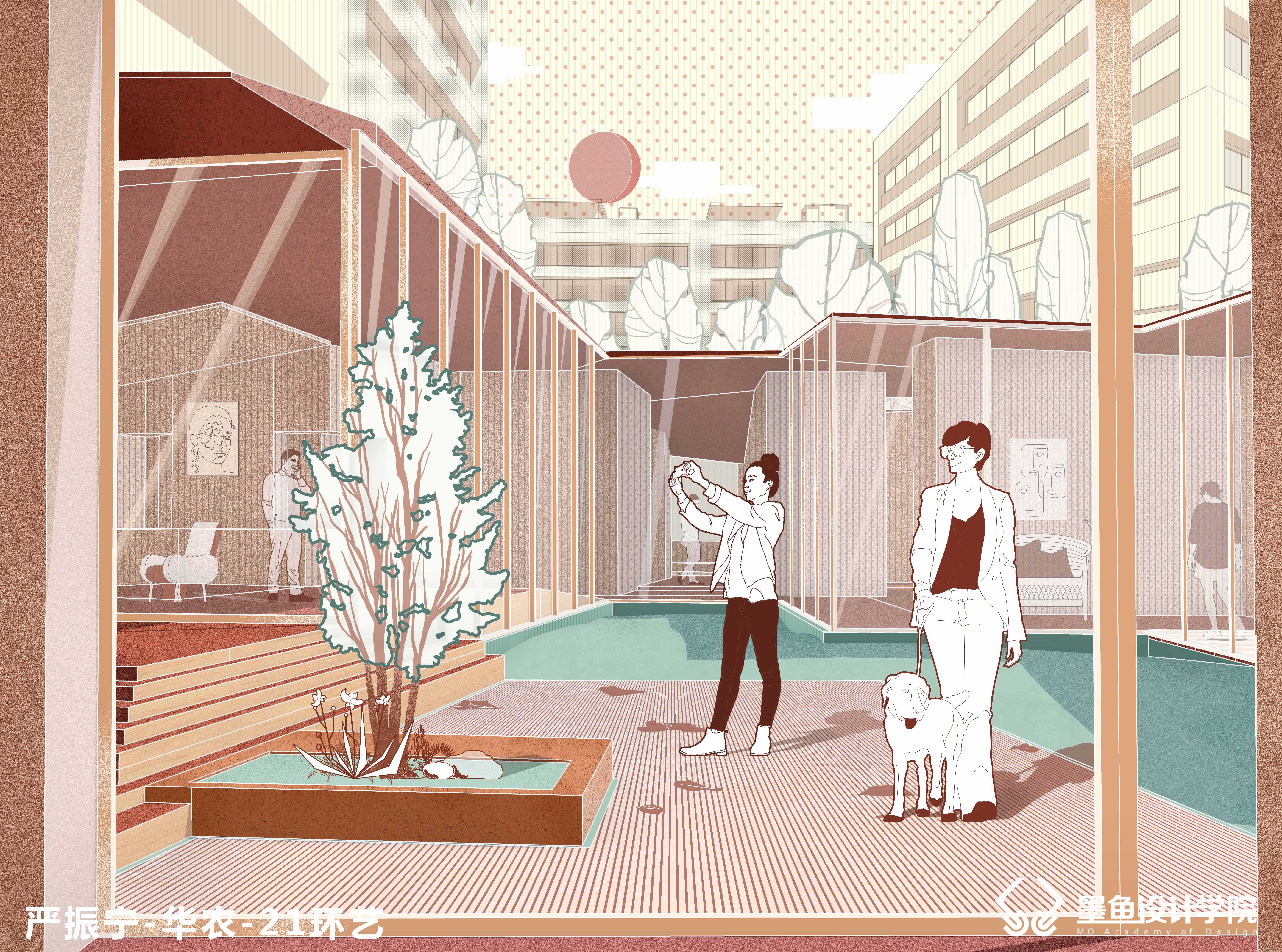 墨鱼设计学院 | 原创插画风图纸一览-19