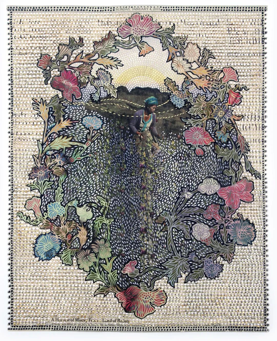 Myriam Dion 报纸改造艺术-8