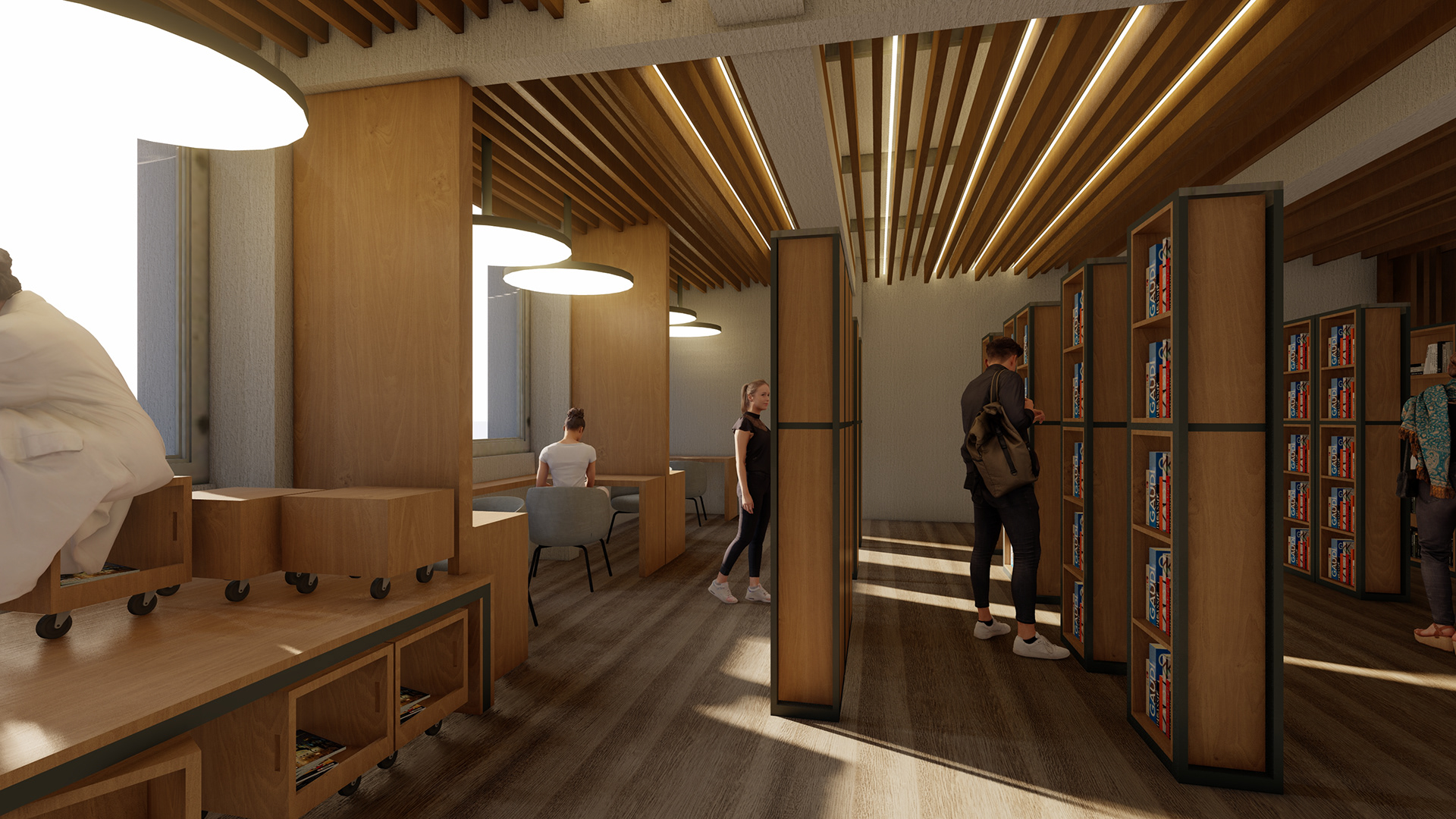 Biblioteca de Posgrado FAUD - Equipamiento B-6