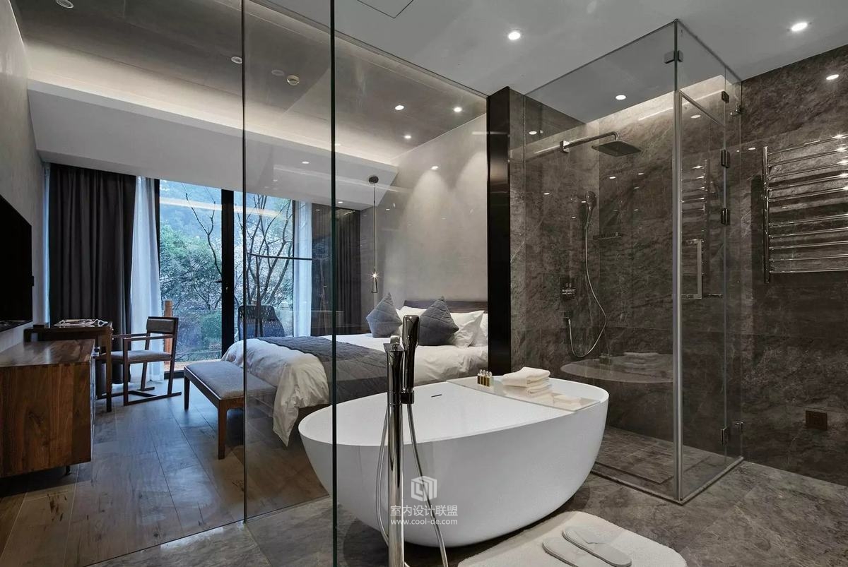 力设计--溪中溪度假酒店-76