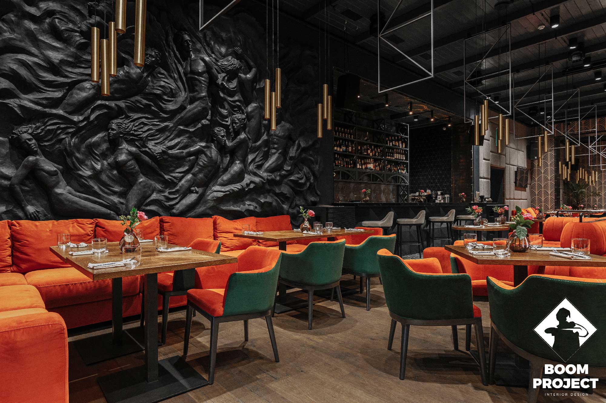 Queen Odessa 餐厅和卡拉 OK 设计丨乌克兰敖德萨丨BOOM project-31