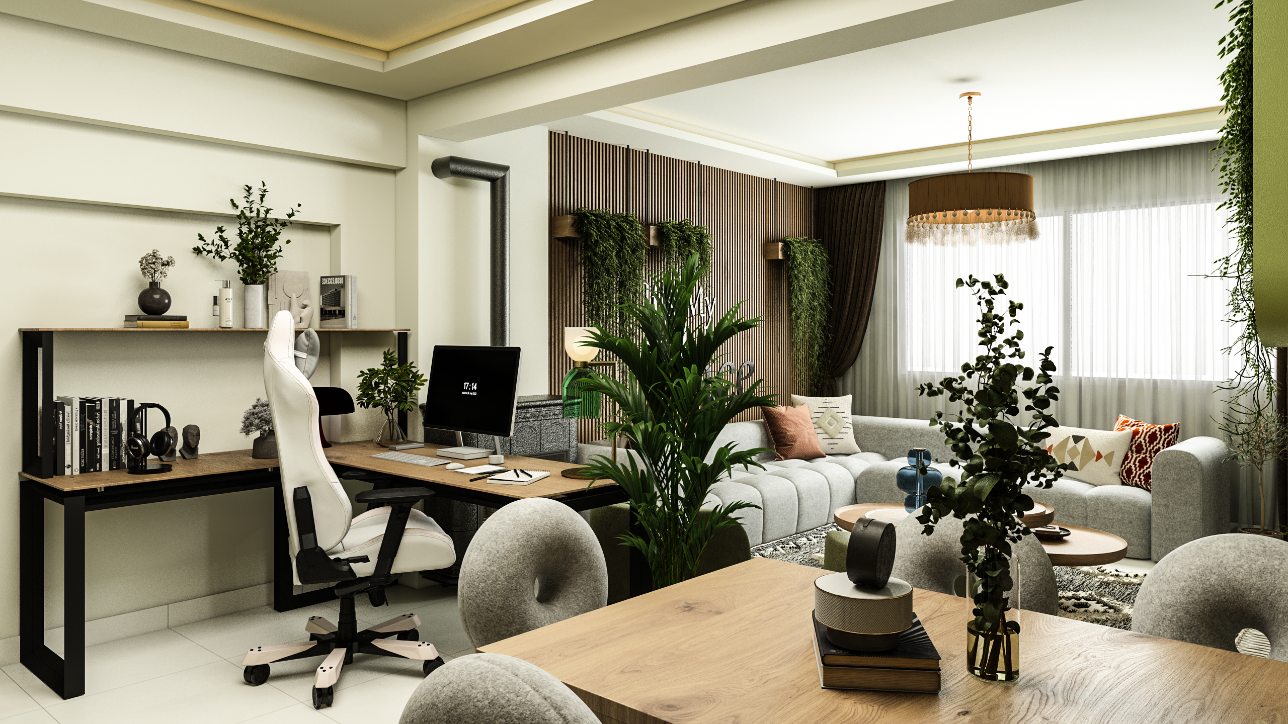 Nordic Style Living（北欧风格生活空间）丨叙利亚大马士革丨Amer Bazna Designs-5