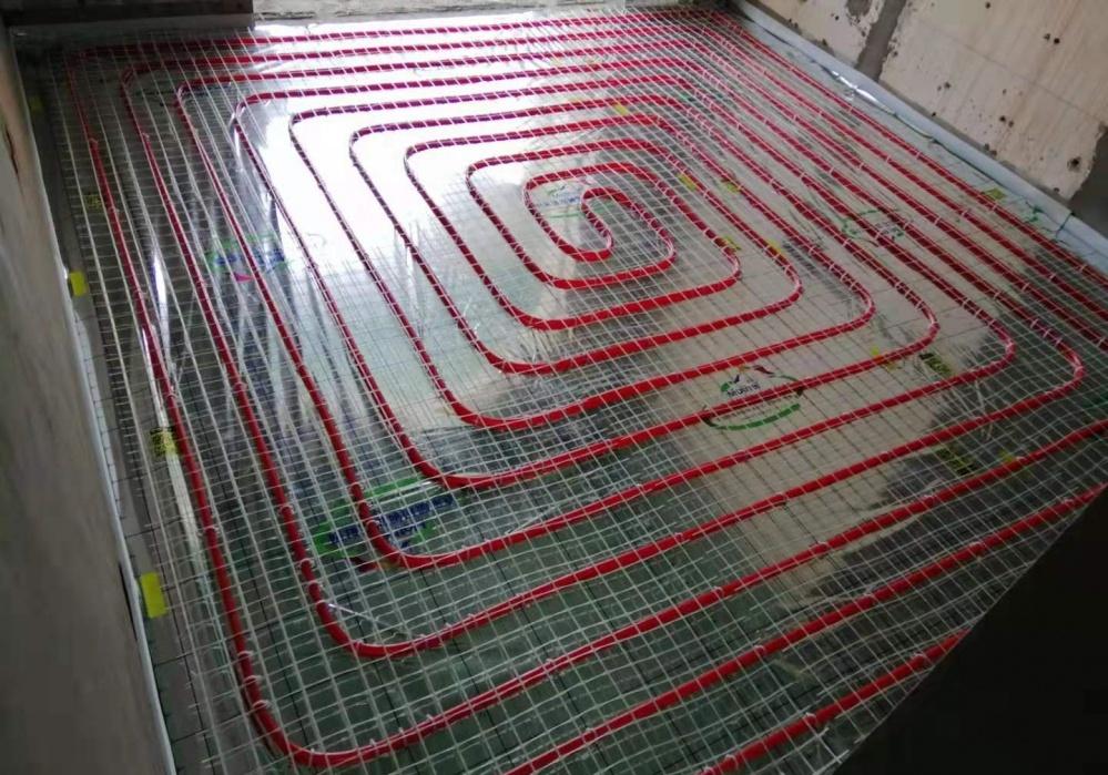 
上海闵行虹梅路3001弄水地暖安装效果图 -2