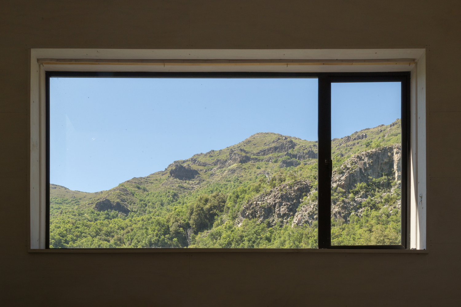 森林中的现代白色小屋-39