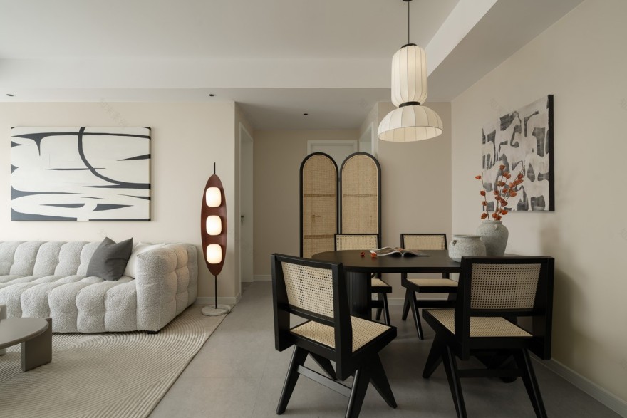 复古奶油风,温暖三餐四季的家丨中国重庆丨重庆琢信装饰-24