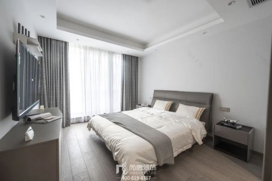 东滩花园×尚层别墅装饰|上海简约风别墅设计,叙说纯粹的空间美学-47