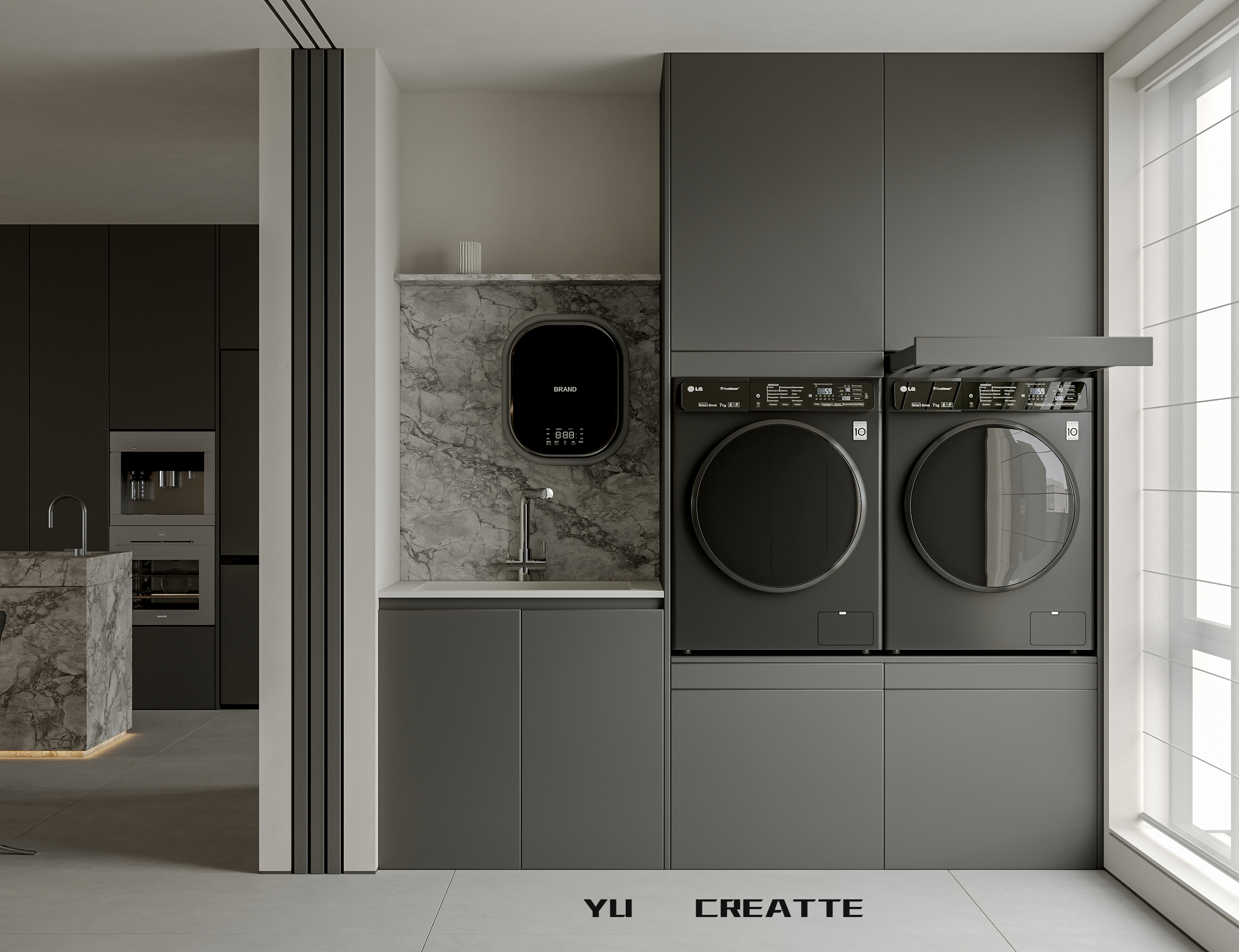 意式极简客餐厅主人房丨近期表现-14