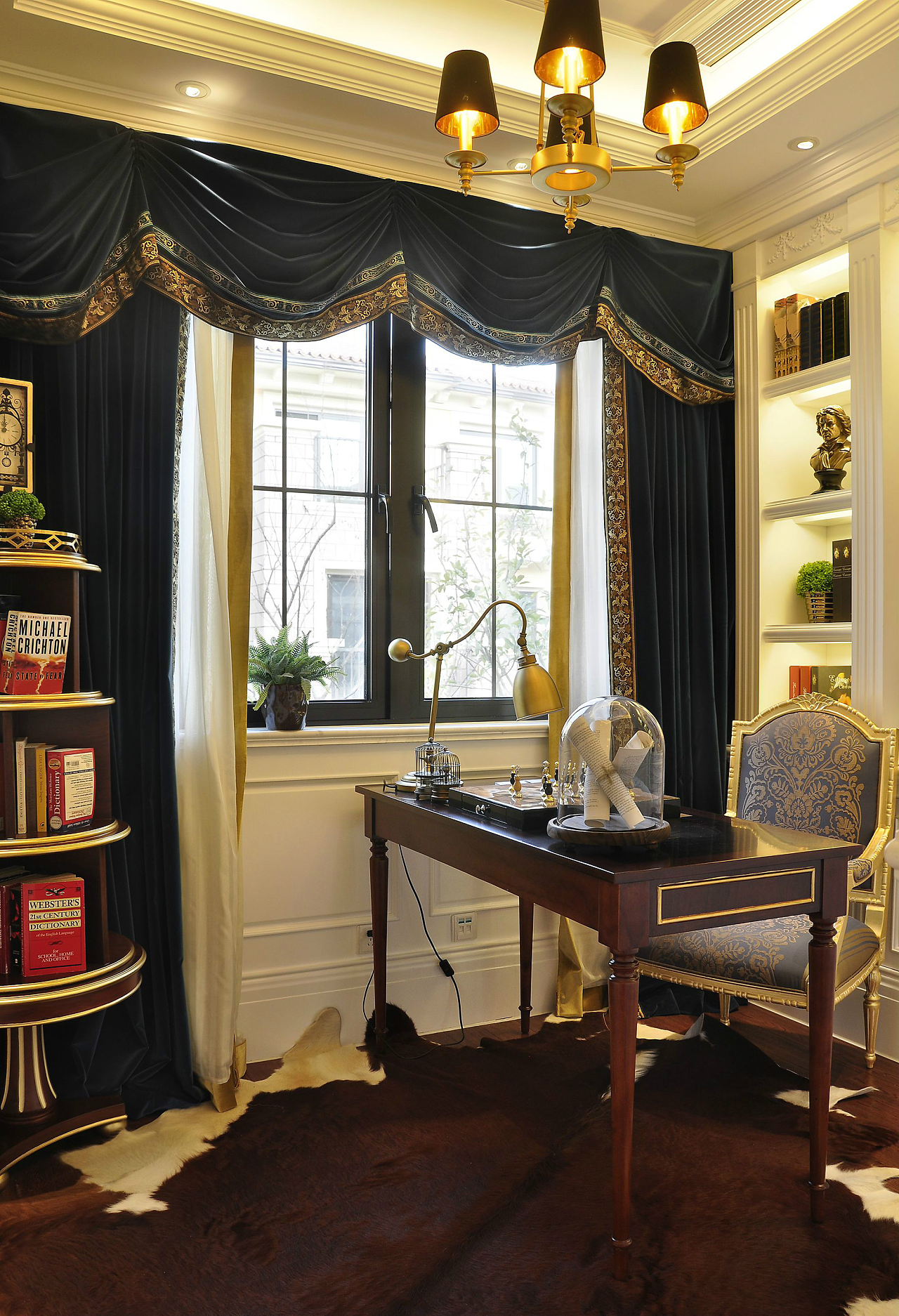 贵阳法式风格别墅装修设计竣工实景案例！-10