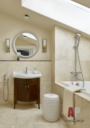 莫斯科 Патриарших прудах带阁楼的两层公寓设计丨俄罗斯莫斯科丨Зольтманн Инна-56