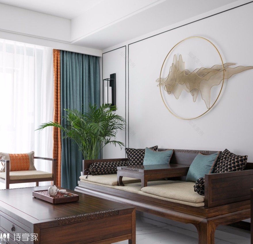 云归——160㎡新中式古典住宅 诗享家设计-10