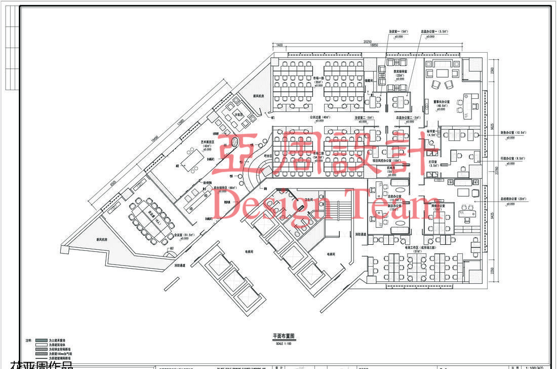 五角场投资公司现代风格办公空间设计-4