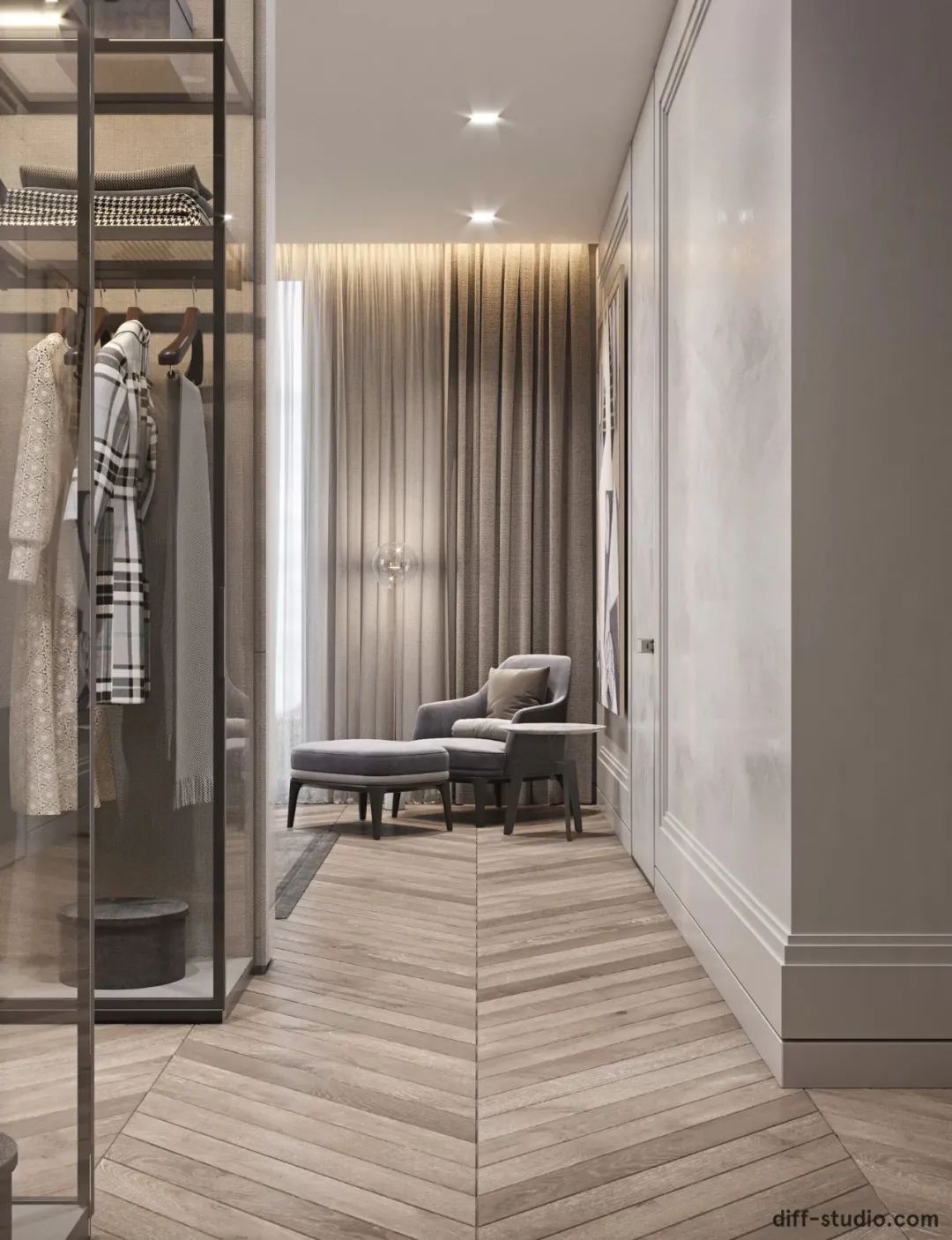 乌克兰基辅 1600㎡新古典奢华大宅丨Diff.Studio-88