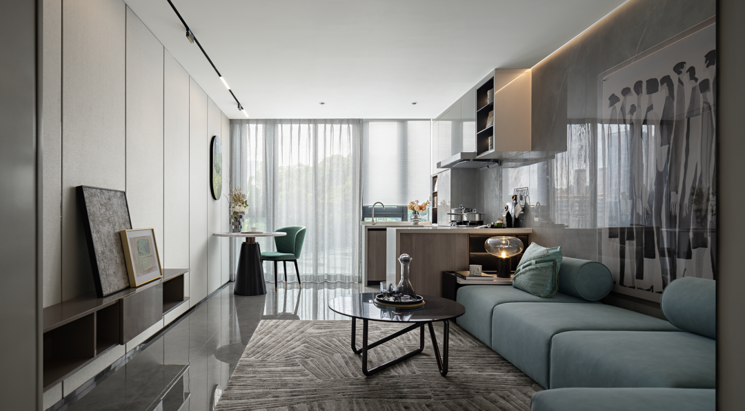 镜中树,水中月 · 63·2㎡绿色城市住宅设计丨中国深圳丨佰思创意设计-7