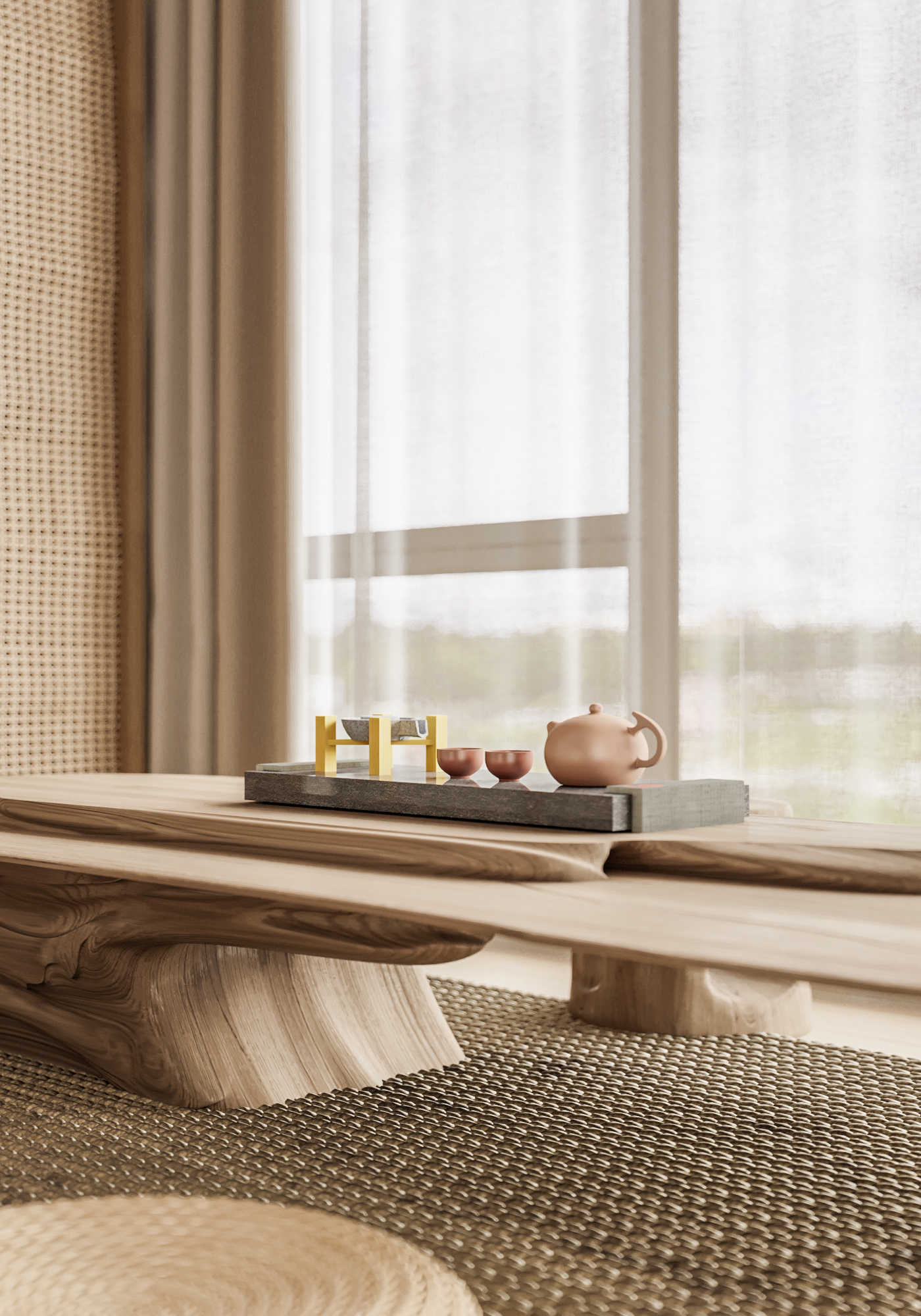 素雅简洁的平层住宅-7