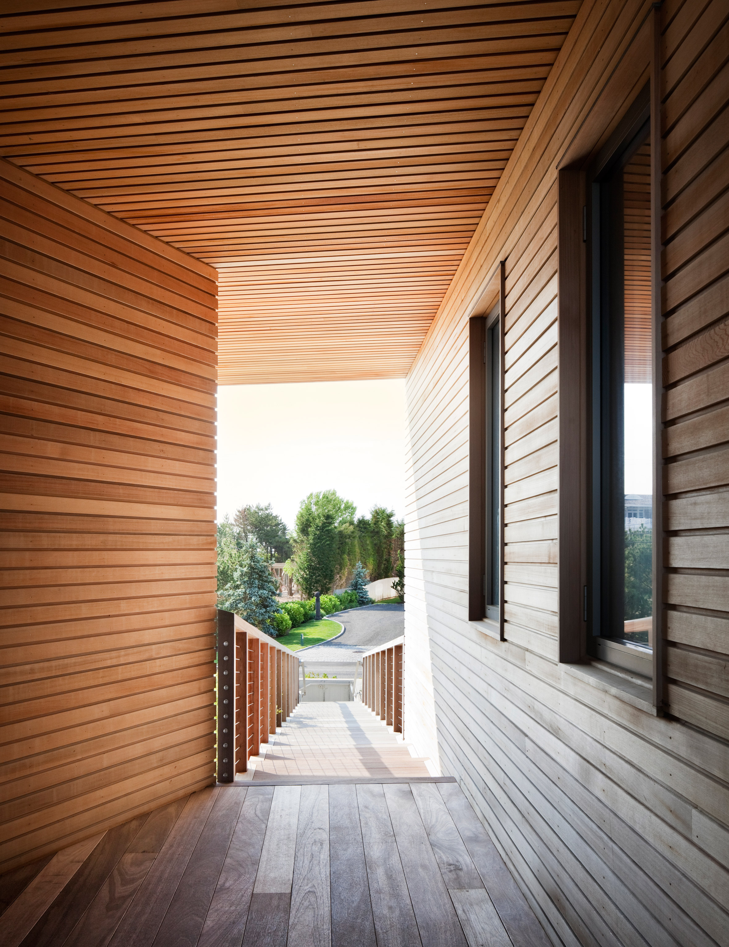 Leroy Street Studio lifts Hamptons house above the water on stilts-8