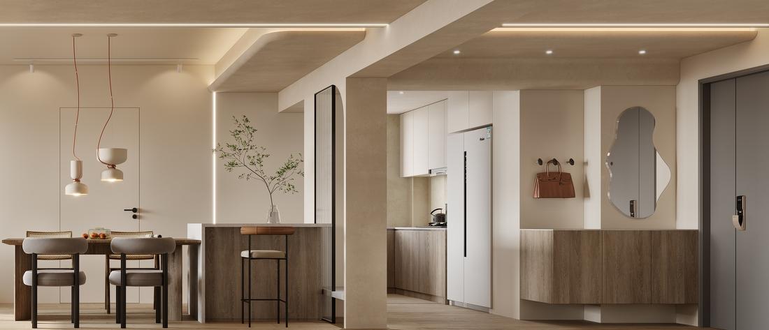 90后工程师和金融白领的简单通透二人居-3