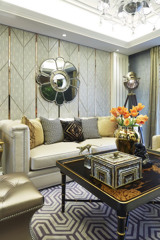 戴昆 Art Deco上海闸北象屿名邸样板房设计-5