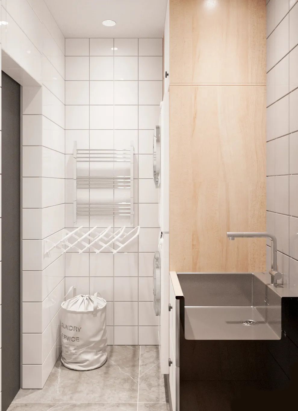 俄罗斯 120㎡原木简约公寓，素雅而精致-26