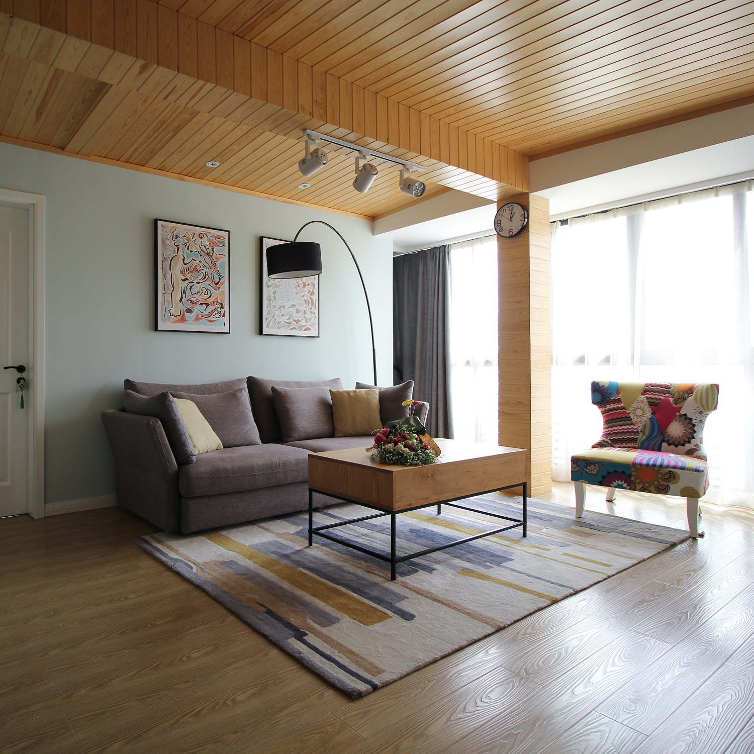 川行设计——小情歌 | 75㎡北欧原木宜家风格两室两厅-15