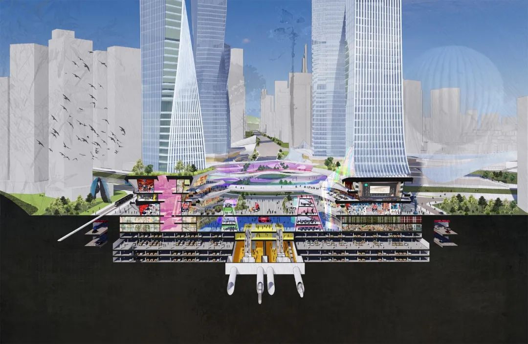 AUBE欧博设计中标深圳罗湖新秀片区城市设计-21