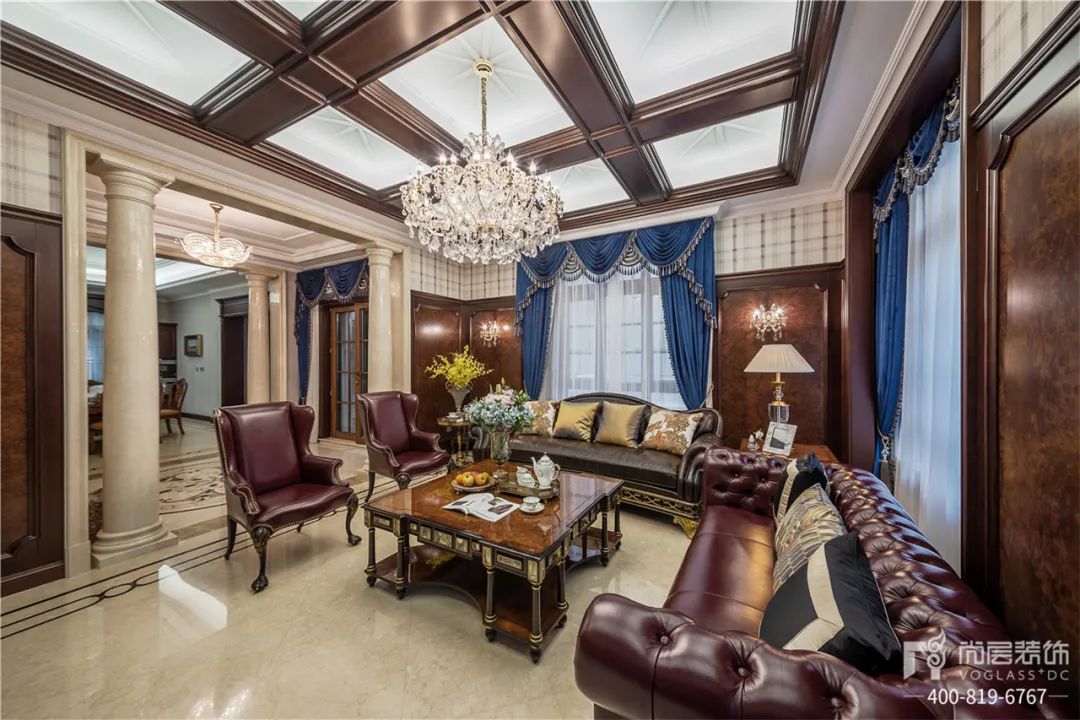 别墅装修 | 中建大公馆——中美混搭，复古优雅！-11