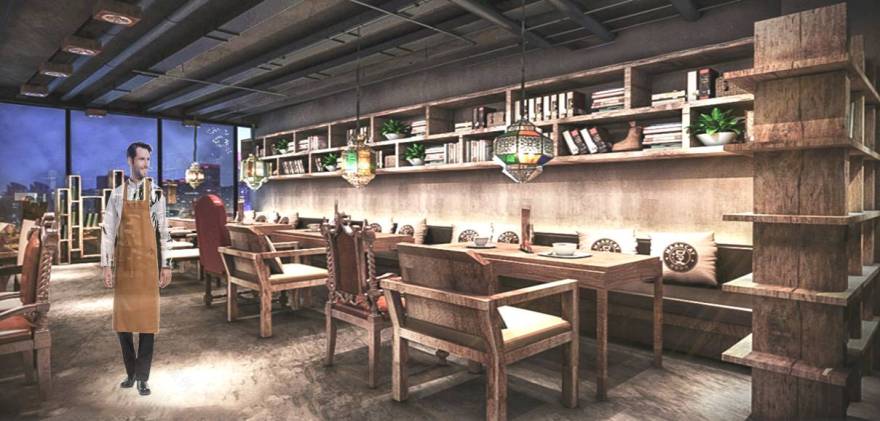 波西米亚风格咖啡馆与蛇吧概念丨亚美尼亚丨BUSSOLA AM-10