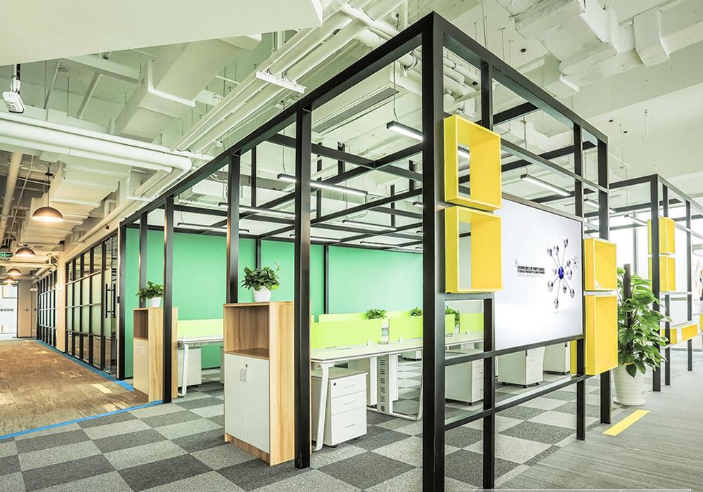 文思海辉办公室装修设计实景展示-0