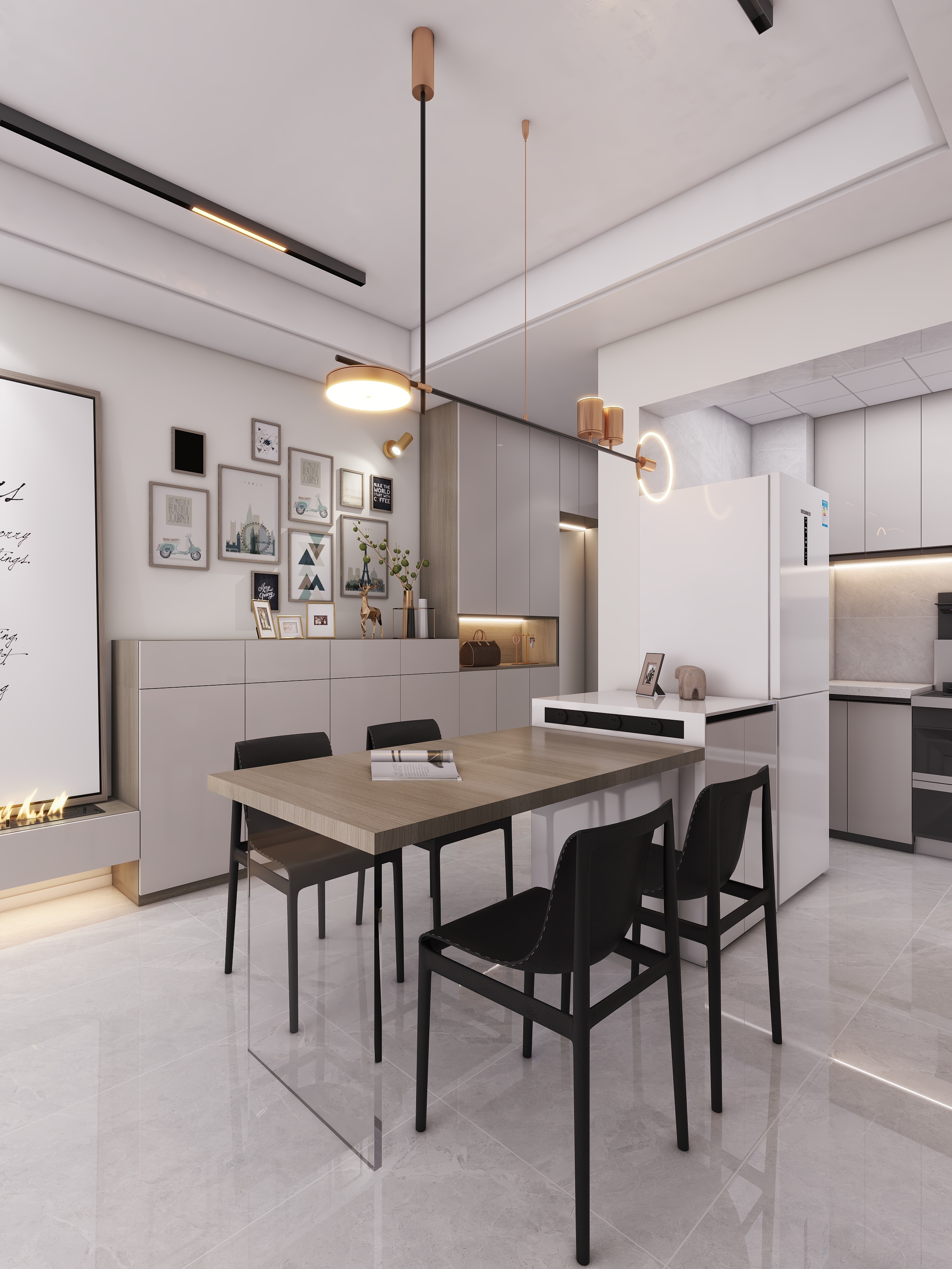 四川成都新津五峰安置房（71平方现代简约两居室）-25