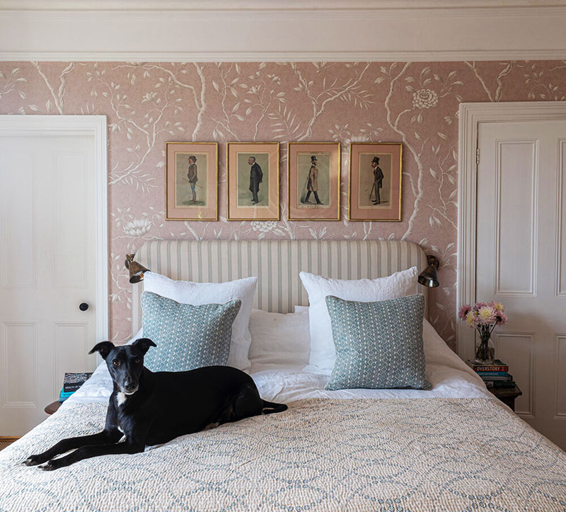 伦敦设计师家庭的梦幻色彩空间-11
