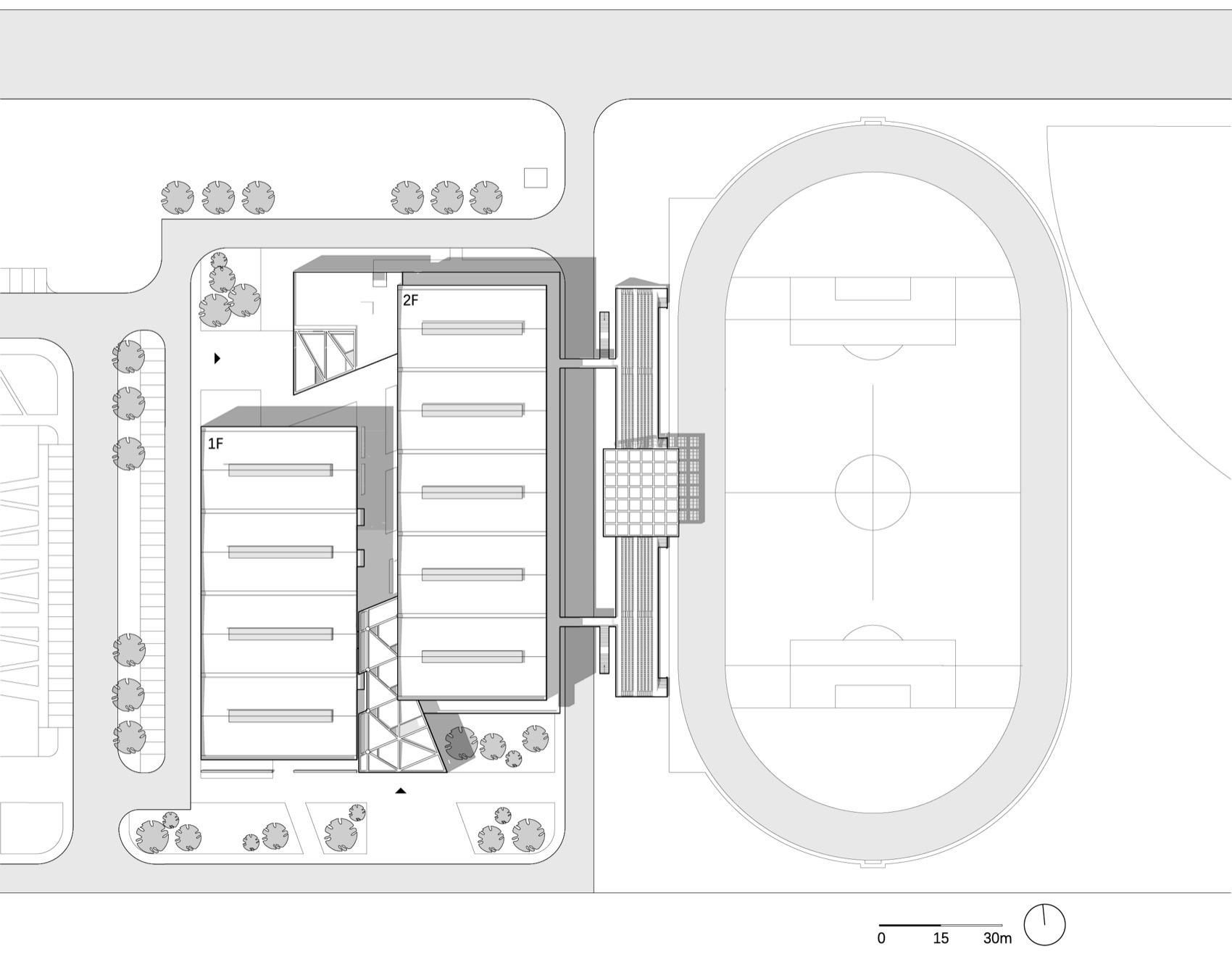 塔里木大学新校区风雨操场丨中国阿拉尔丨中国建筑设计研究院有限公司等-56