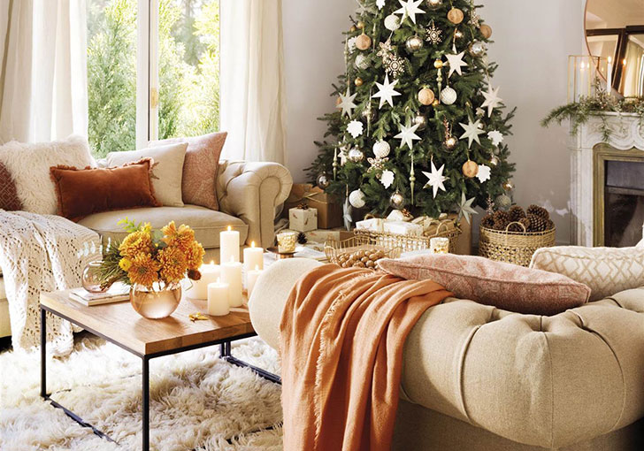 西班牙金色圣诞梦幻家居-1