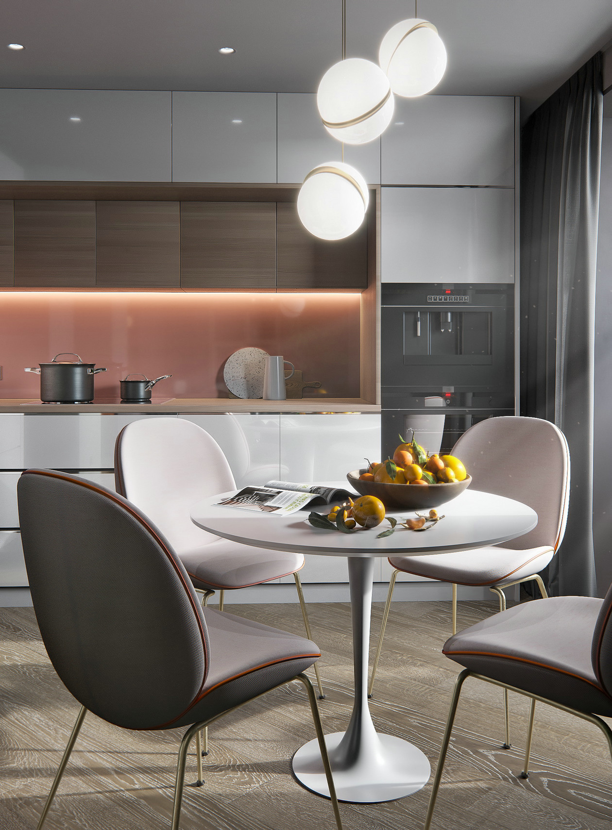 温和混色 · 国外小公寓设计-3