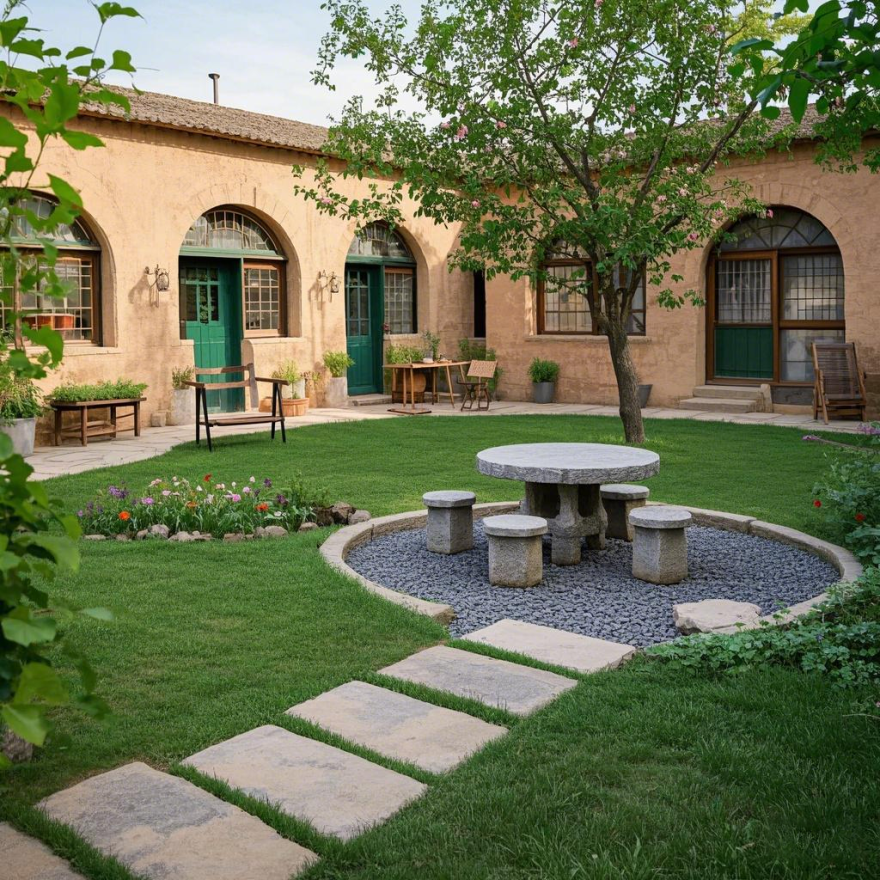 田园风花园窑洞小院设计丨中国山西-13