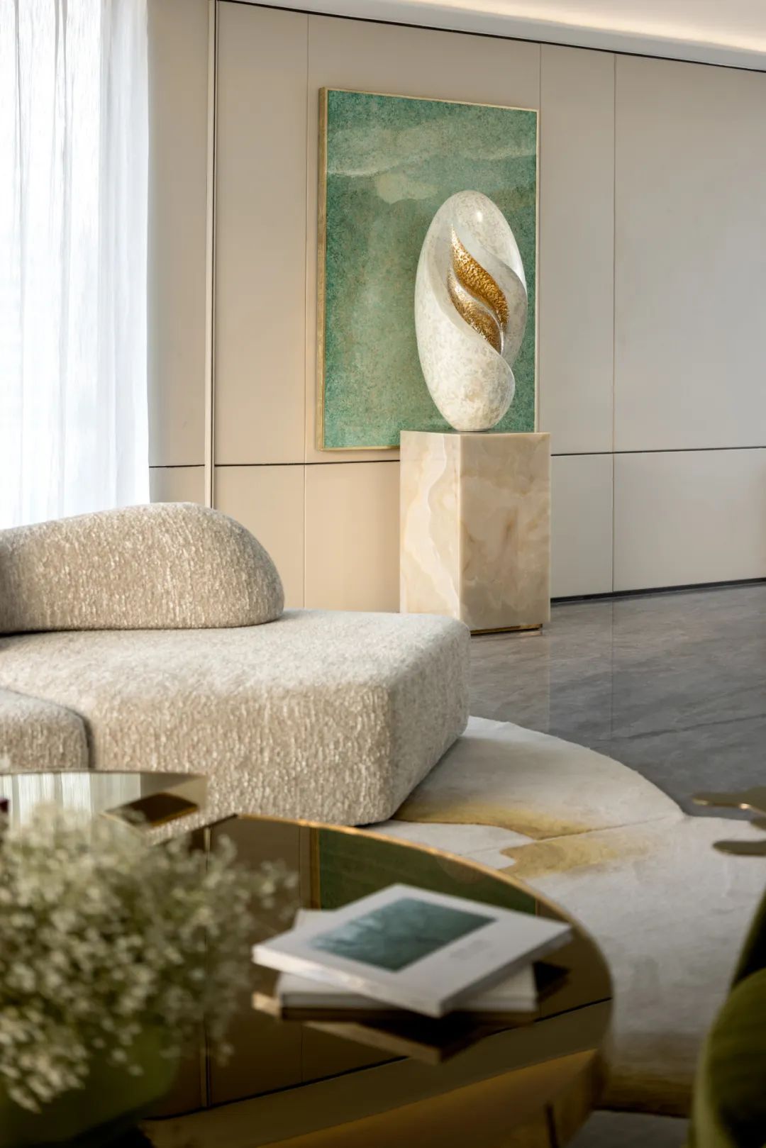 则灵艺术x首发|245㎡空中藏品级塔尖艺术豪宅一当代奢华云端大宅范式!-23