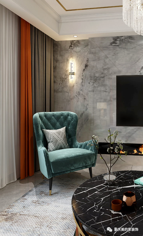 九里晴川 137㎡现代美式轻奢，浪漫高级生活空间-32