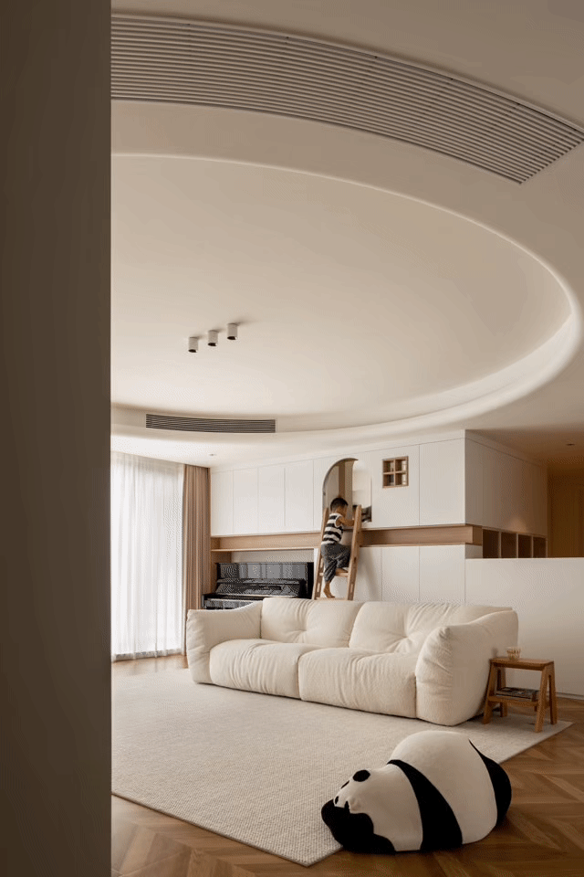 SA实景  一个会“生长”的家，用原木与暖白书写亲子陪伴的诗_20250929-1