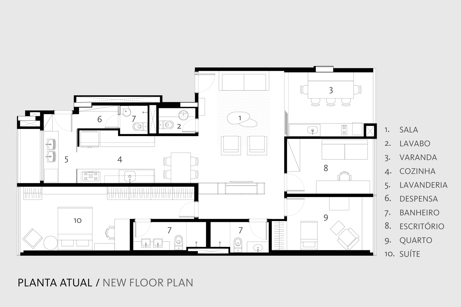 巴西 108 公寓 | 多功能柜打造现代生活空间-12