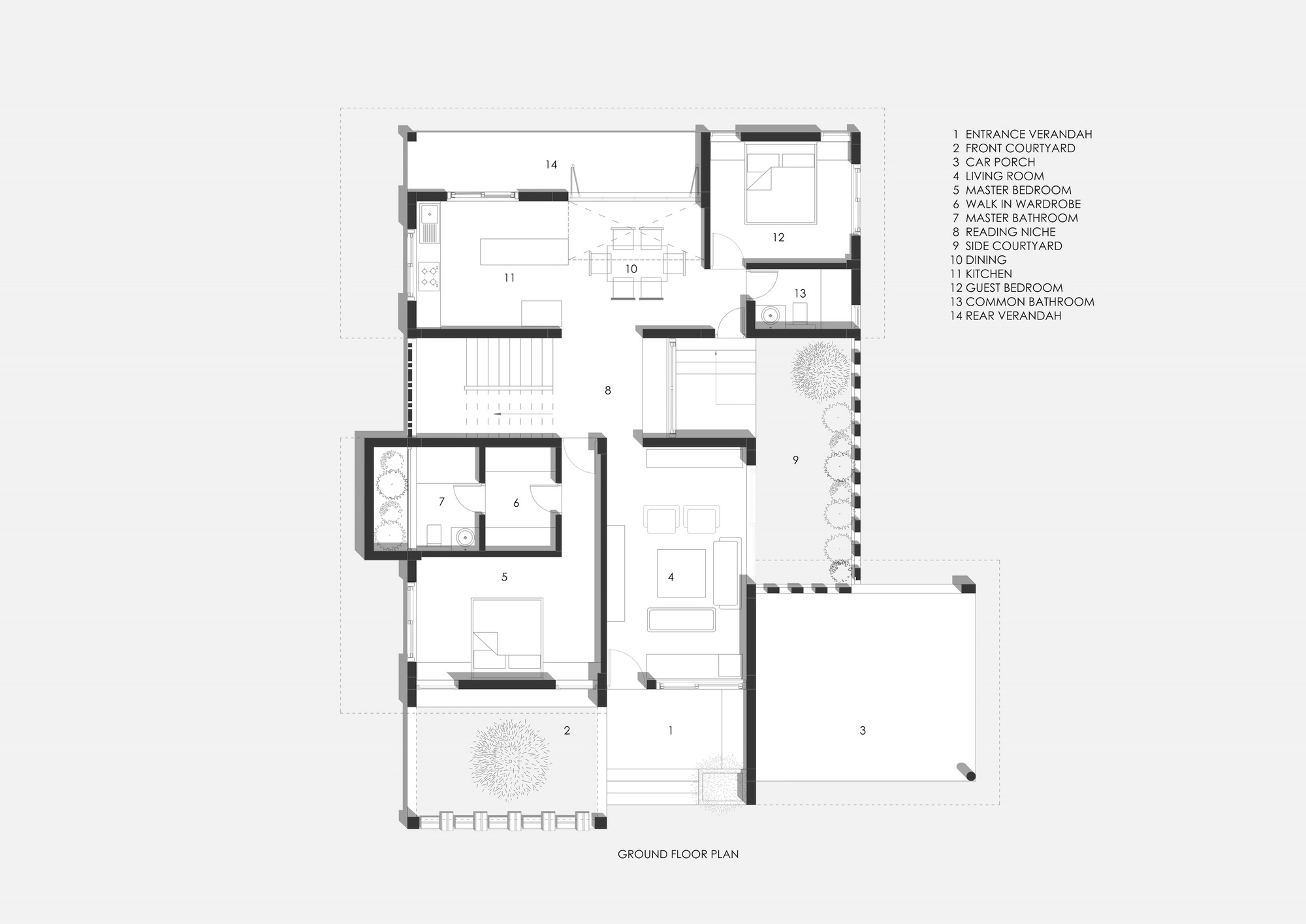 庭院住宅丨印度丨Studio MSA-4