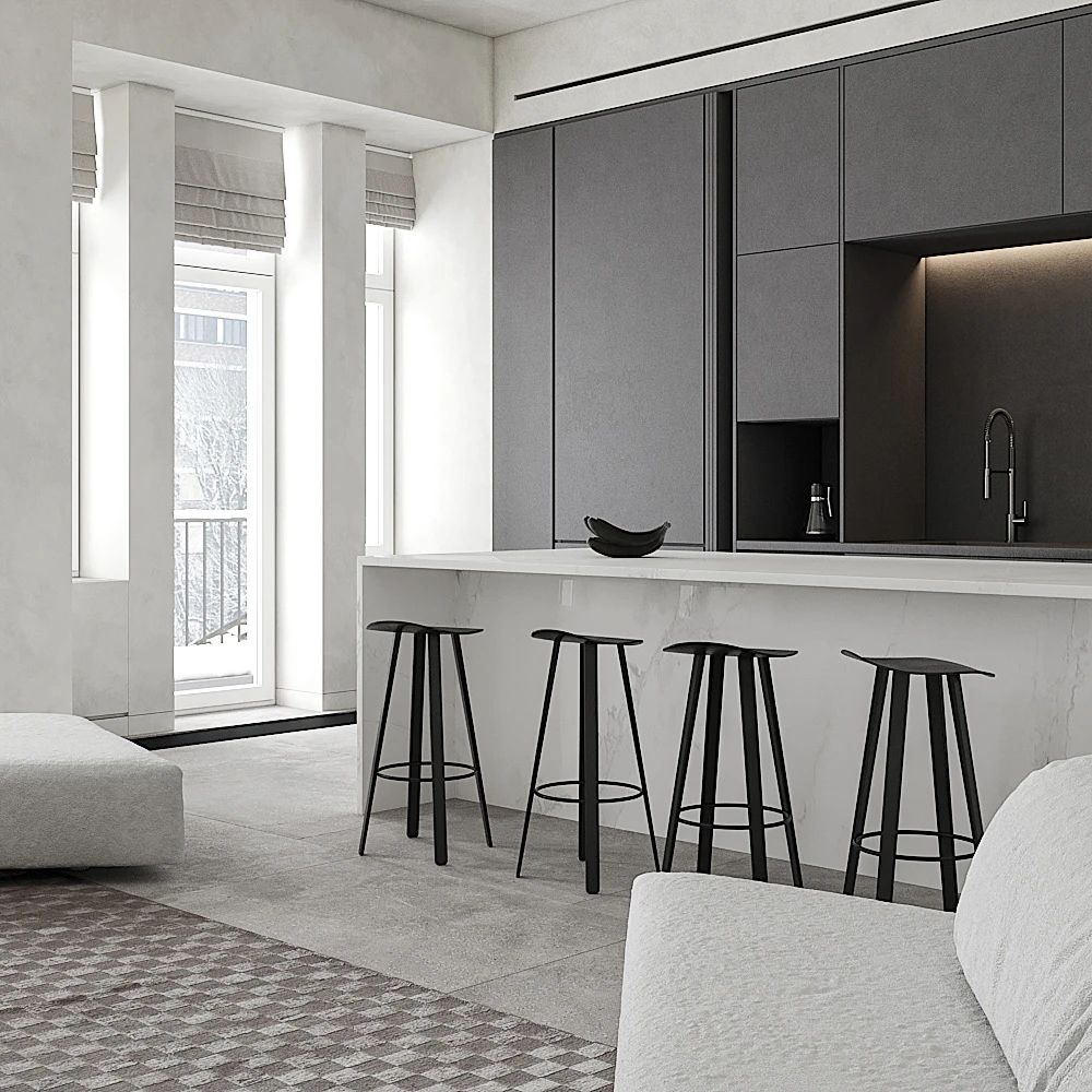 莫斯科极简公寓丨俄罗斯莫斯科-5