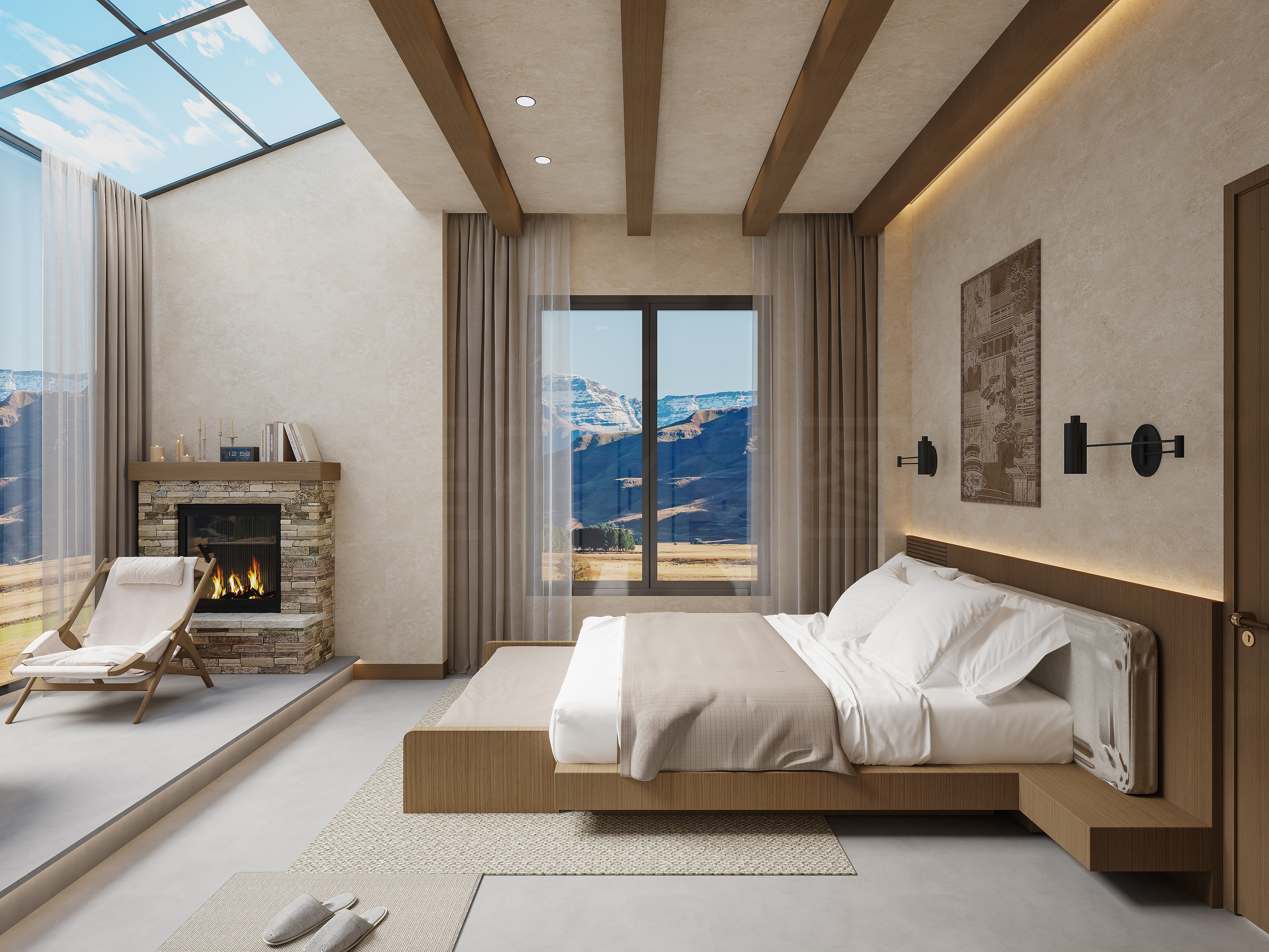 原木民宿：木头会呼吸，空间有温度-4