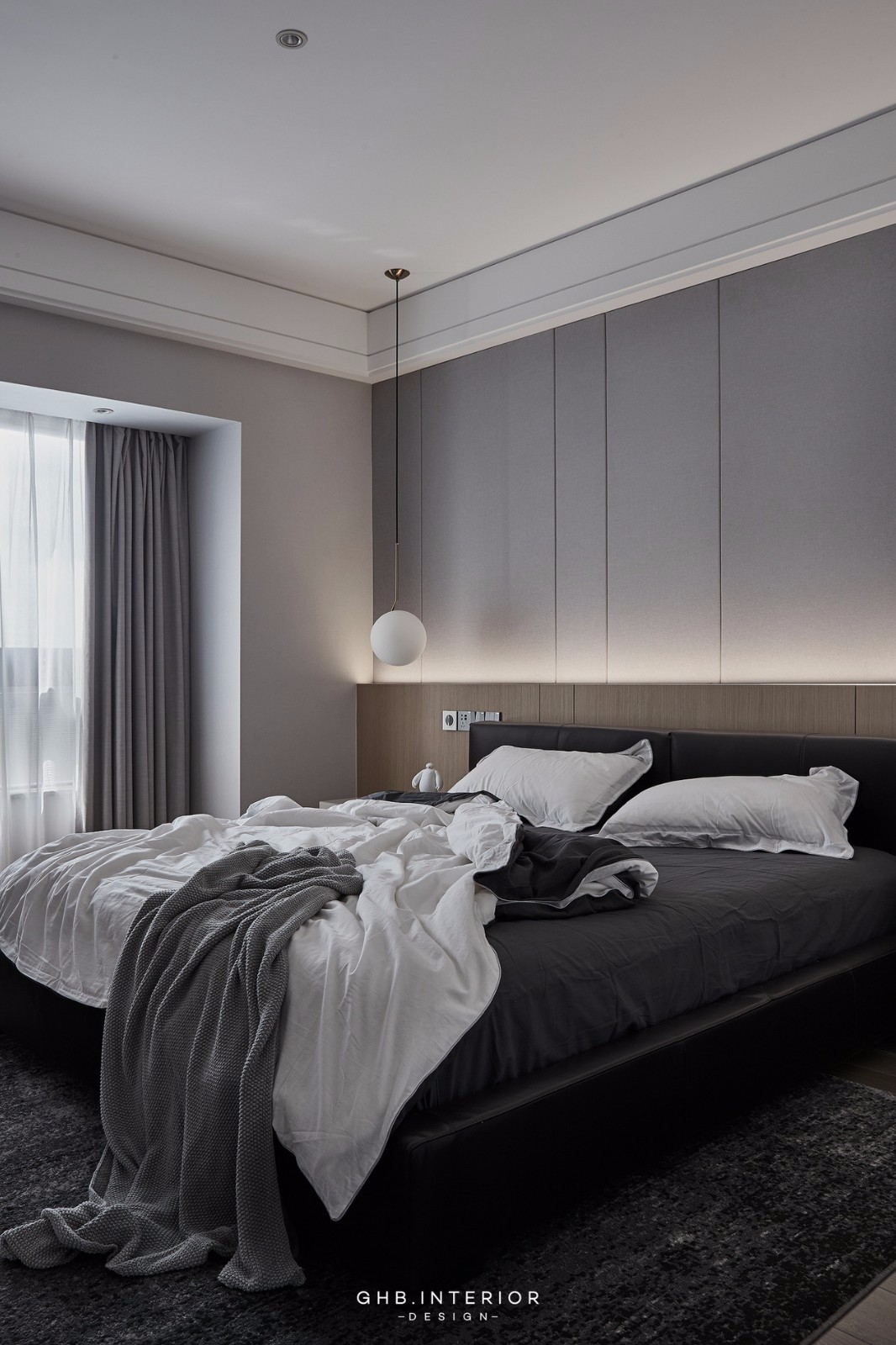 无锡五矿黄山湖壹号住宅 | GHB 空间设计打造静谧优雅空间-30