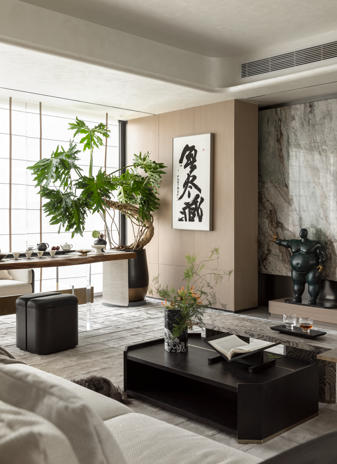 广佛万科天空之城 143 户型样板房丨中国佛山丨深圳 GNU 金秋设计-11