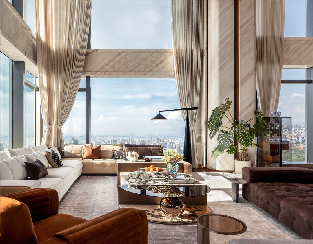 【原创】格致设计出品｜1500㎡意式轻奢空中别墅-18