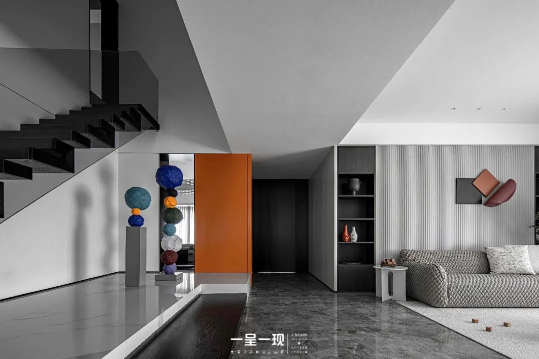 橙意盎然 · 现代轻奢私宅的设计魅力丨中国长春丨鸣谷设计,一呈一现-6