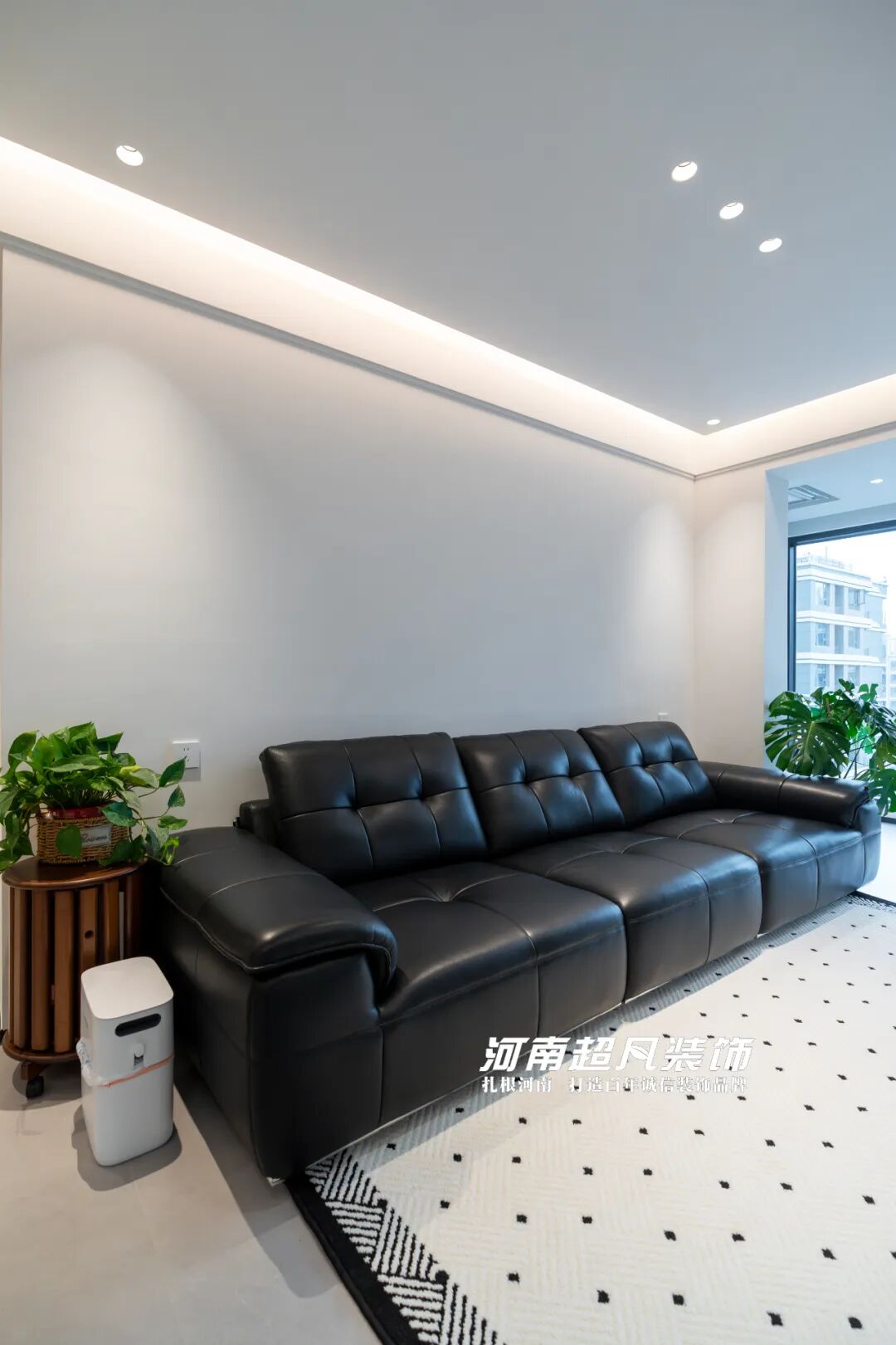 完工首发丨金水区美盛教育港湾，110平黑白灰极简风，色彩纯粹层次丰富-67