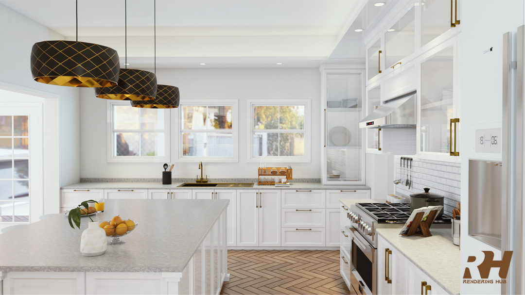 房屋内部效果图丨美国新泽西-4