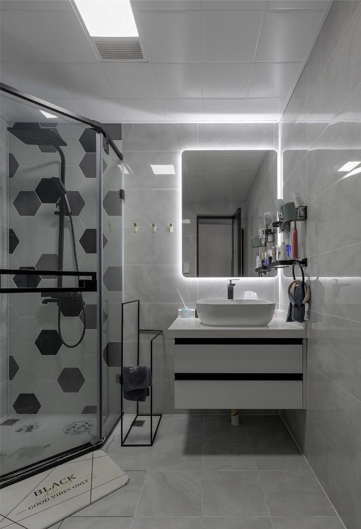 成都郫都 102㎡北欧风家居,浪漫粉灰打造舒适生活空间-33