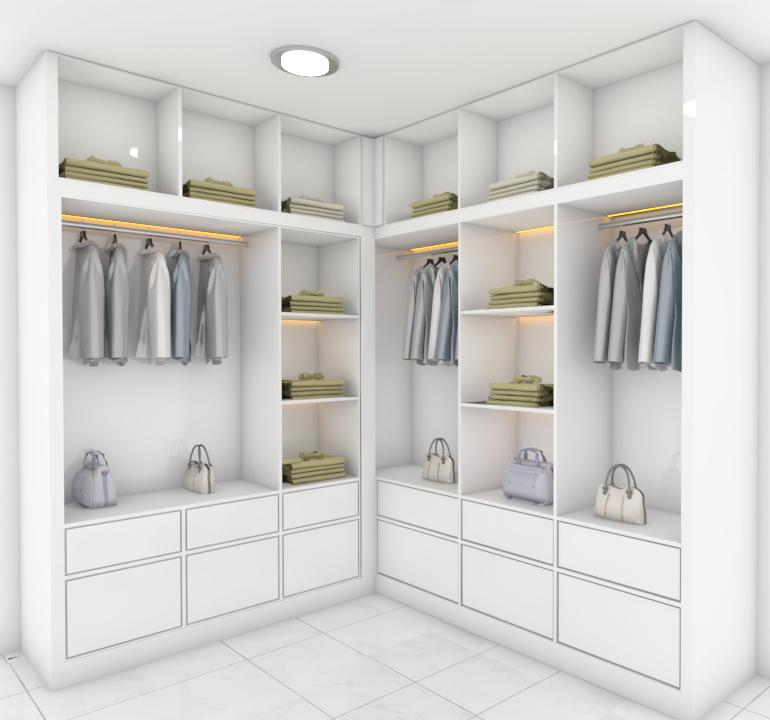 WARDROBE & LED WALL-7