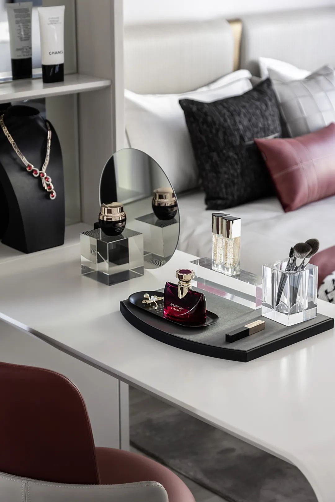 银川中海半岛华府·现代中式宝格丽风尚住宅丨中国银川丨广州灵西里渡软装饰设计有限公司-59